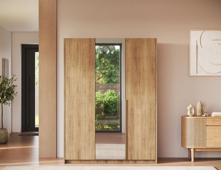Produktbild ADRK Furniture Alera III Drehtürenschrank (148 x 58 x 204 cm)