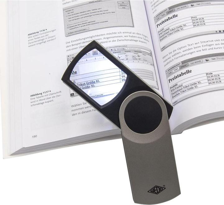 Produktbild Wedo Lupe Swing-it silber
