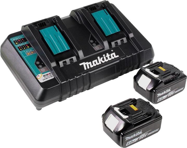 Produktbild Makita DUB 363 PG2V Akku Gebläse / Laubsauger 36 V ( 2x 18 V ) Brushless + Absaug Set + 2x Akku 6,0 (Akkubetrieb, Laubsauger-& bläser)
