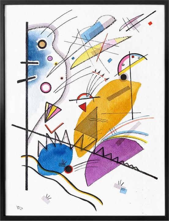 Image du produit Trenddeko Kandinsky - Trait continu (80 x 100 cm)