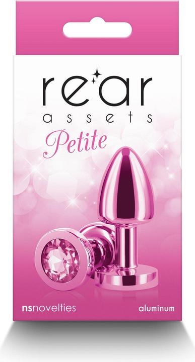 Produktbild NS Novelties Small Anal Plug Rear Assets Aluminum Butt Plug for Beginners Metal Anal Toy with Gem Petite Size (Pi