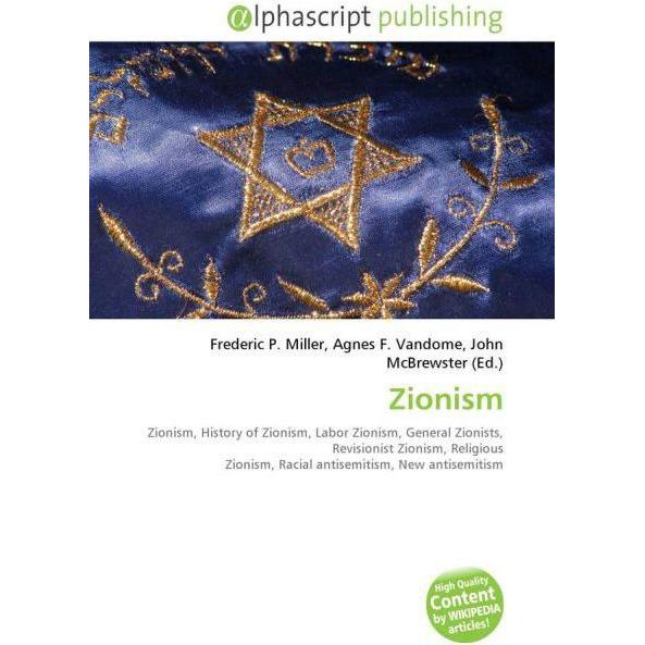 Thumbnail - Zionism, Fachbücher von Agnes F. Vandome, Frederic P. Miller, John McBrewster