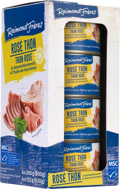 Immagine prodotto Raimond Frères MSC Rosé Thon (tonnetto striato) Olio di girasole-4er (990 g)