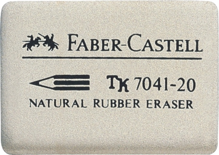 Actual product image Faber-Castell Eraser Product use: Pencils, crayons Dimensions: 2.7 x 1 x 4 cm (W x H x L)