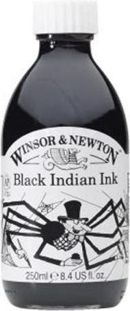 Winsor & Newton Tusche Drawing Ink Black Indian
