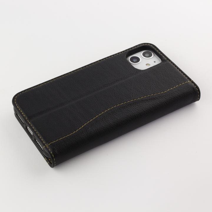 Actual product image Fierre Shann Fourre Flip cuir véritable (Apple iPhone 14 Pro Max)