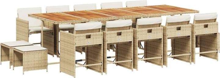 Produktbild vidaXL Garten Essgruppe (275 x 106 x 73 cm)