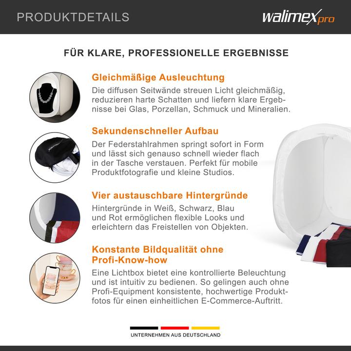 Actual product image Walimex Pop-Up Light Cube (Recording box)