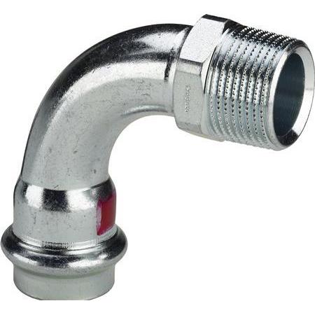 Thumbnail - Viega, Rohrverbindungstechnik, Prestabo Biegen 1/2 "x18 mm90 Grad aus unlegiertem StahlHülse / Nippel, SC-Kontur (Winkel...