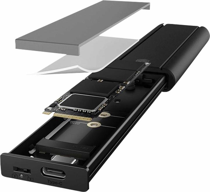 Image du produit Icy Box Boîtier pour 1x M.2 NVMe SSD,IB-1807MT-C31 (M.2)