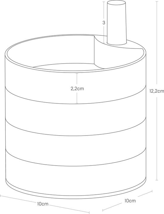 Produktbild Yamazaki 4-stöckige Schmuckdose TOSCA