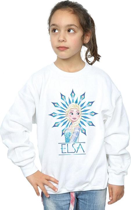 Produktbild Disney Frozen Elsa Snowflake Sweatshirt Mädchen (128)
