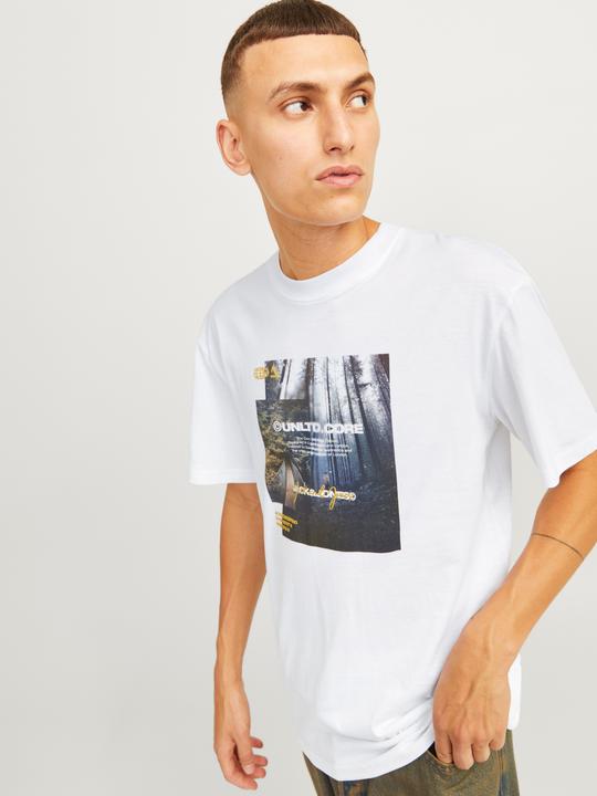 Actual product image Jack & Jones Printed round neck T-shirt T-shirt (XS)