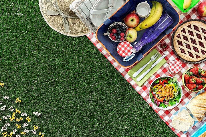 Produktbild Selinchen Premium Einkaufskorb Blau Weiss