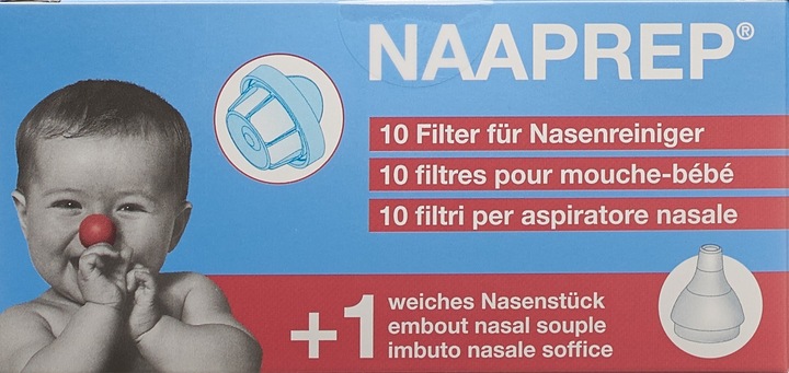 Immagine prodotto Naaprep Filtro per pulitore per il naso 10 pezzi + 1 pezzo per il naso