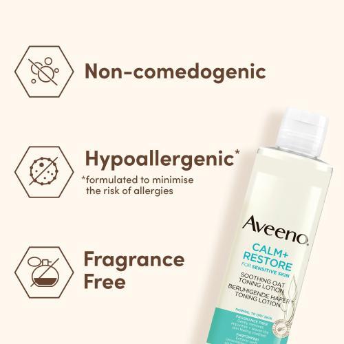 Actual product image Aveeno Calm+Resto Ber Toni Lot Haf 200ml (Face toner, 200 ml)