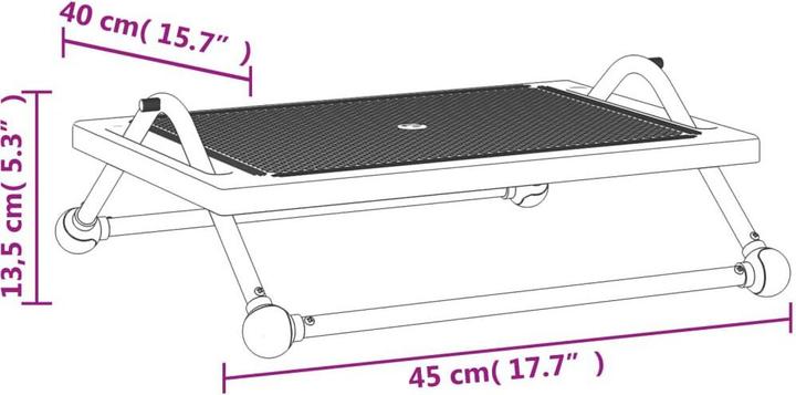 Immagine prodotto vidaXL Addisyn (45 x 40 x 13,5 cm)