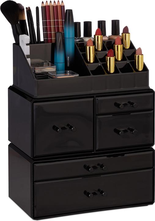 Relaxdays Organisateur cosmétique 21 compartiments