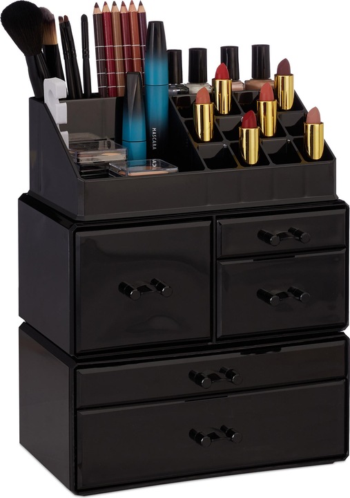 Relaxdays Organisateur cosmétique 21 compartiments