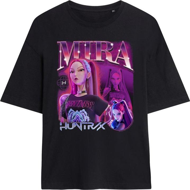 Immagine prodotto K-Pop Demon Hunters Huntr/X Maglietta Oversize Mira Bootleg Donna (XL)