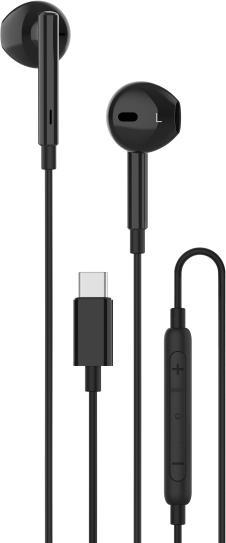 Produktbild Unisynk 10396 headphones/headset Wired In-ear Calls/Music USB Type-C Black (Kabelgebunden)
