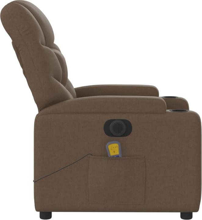 Actual product image vidaXL Massage chair electric fabric