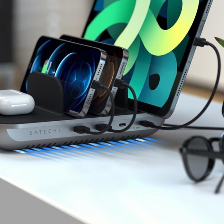 Produktbild Satechi 5 Port MultiDevice Charging Station (20 W)