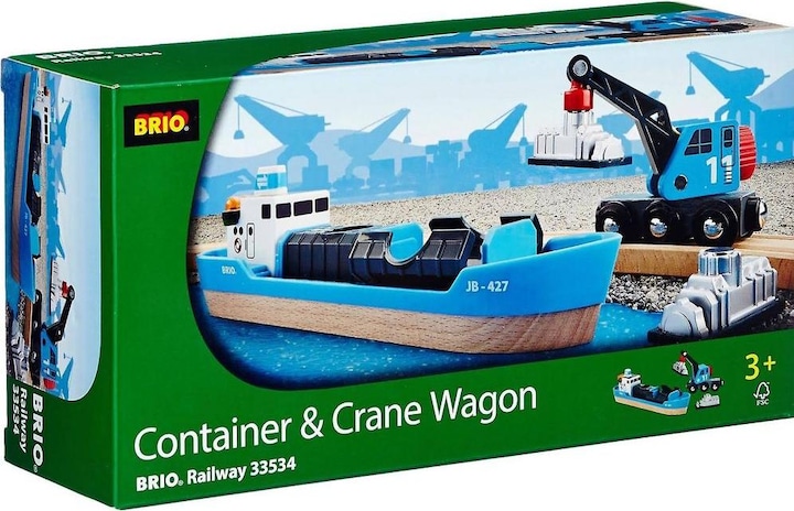 Immagine prodotto Brio Nave portacontainer con autogru