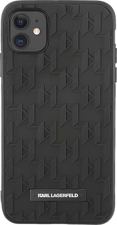 Produktbild Karl Lagerfeld KLHCN61RUPKLPK iPhone 11 / Xr 6.1" hardcase czarny/black 3D Monogram (Apple iPhone XR)