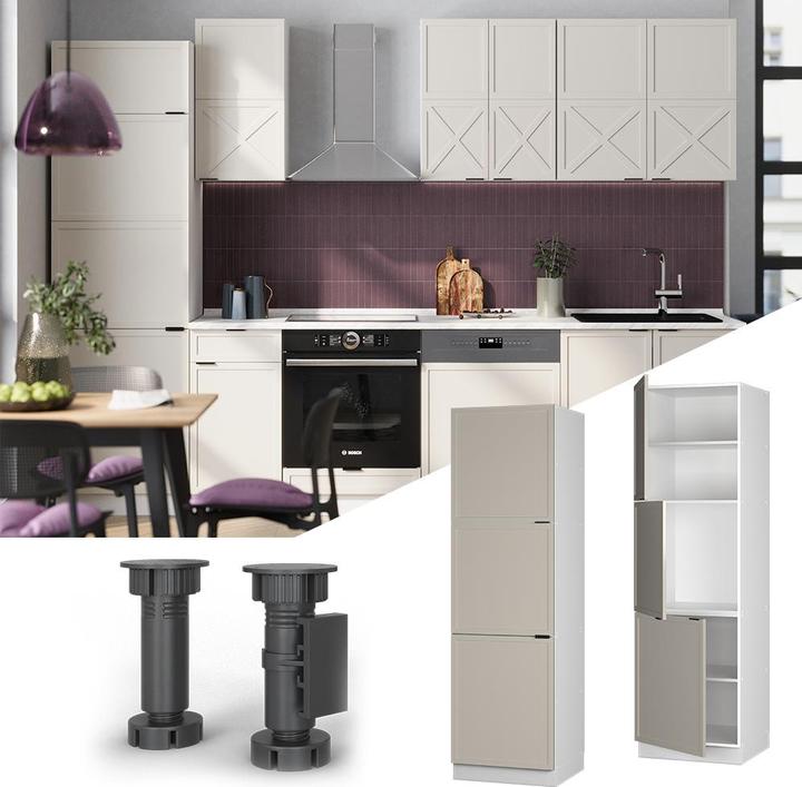 Produktbild Vicco Herdumbauschrank Fame-Line (60 x 58 x 206.80 cm)