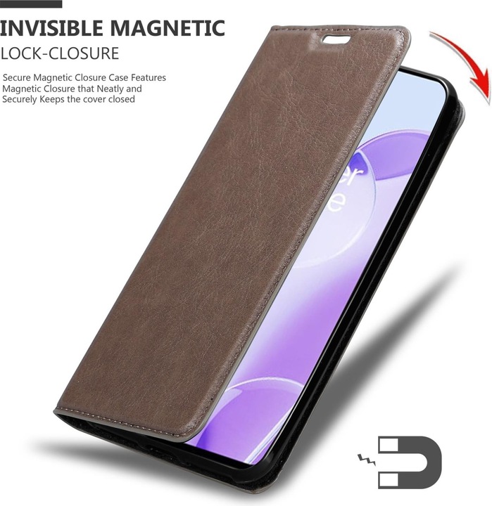Produktbild Cadorabo Book Invis. Magnet Hülle (OnePlus 9RT 5G)
