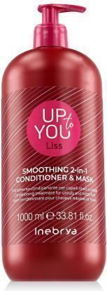 Inebrya Up To You Liss Gladmakend 2 In 1 Conditioner & Masker 1000ml (1000 ml)
