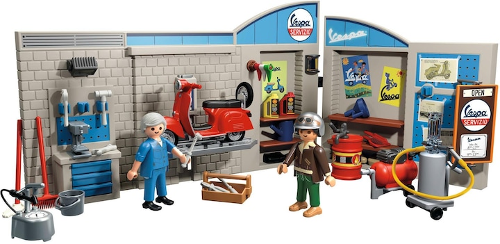 Image du produit Playmobil Atelier Vespa des années 60 (71620, Playmobil City Life)