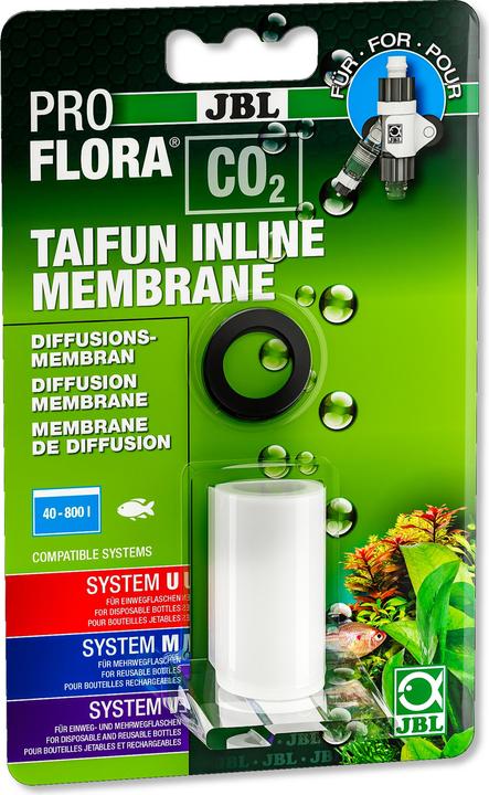 Actual product image JBL Aquaristik und Terraristik ProFlora CO2 Taifun Inline Membrane, 12/16, 16/22, 19/25 (Aquarium cleaning)