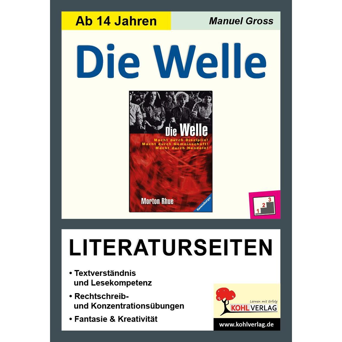 Die Welle - Literaturseiten, Schulbücher von Hue Gross, Manuel Rhue