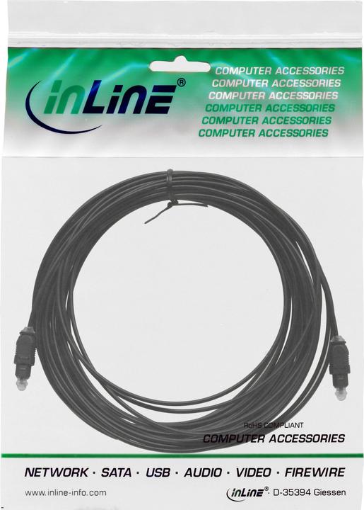 Image du produit InLine Câble audio OPTO (15 m, Optique)