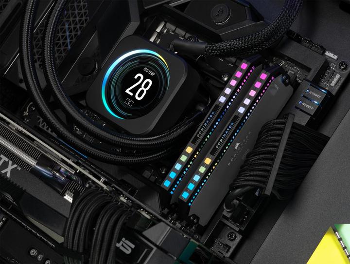 Immagine prodotto Corsair Dominator Platinum (2 x 16GB, 6000 MHz, RAM DDR5, DIMM)