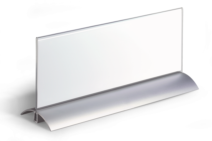 Produktbild Durable Tischnamensschild, Acryl mit Aluminiumfuss
