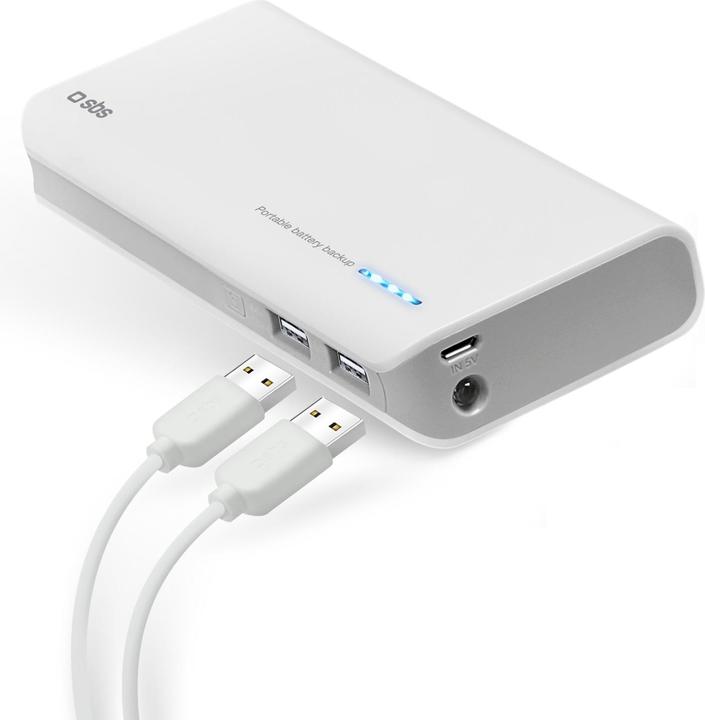 Immagine prodotto SBS Powerbank 10.400 mAh per tablet e smartphone (10000 mAh, 37 Wh)