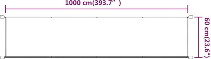 Produktbild vidaXL Senkrechtmarkise (0.60 m)