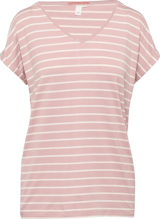 S.Oliver T-Shirt T-Shirt aus Modalmix mit Ringelmuster (S)