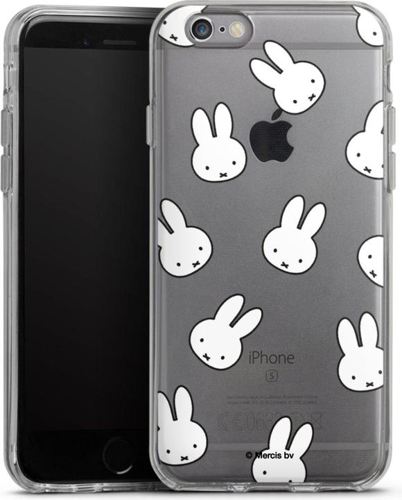 Produktbild DeinDesign Silikon Hülle für Apple iPhone 6 Handyhülle Case Smartphone Schutzhülle Miffy Muster transparent (Apple iPhone 6)