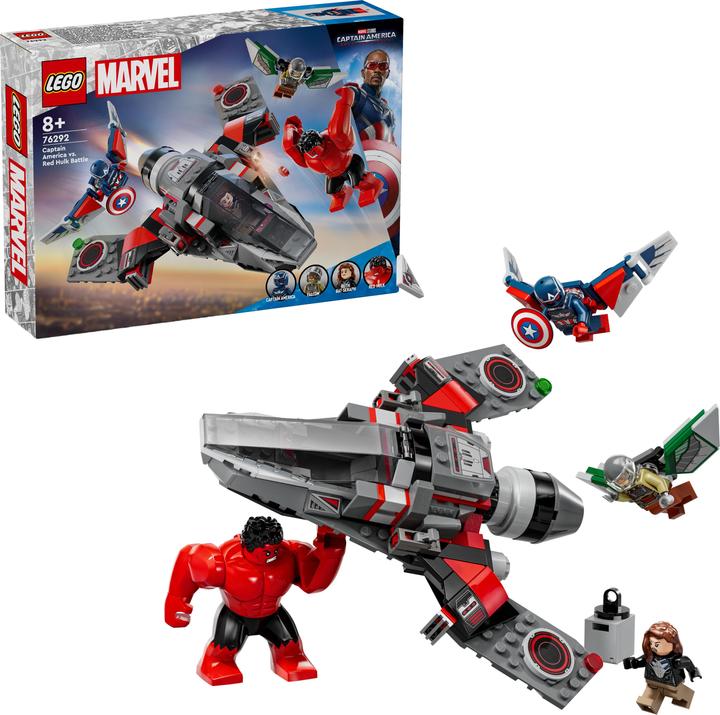 Produktbild LEGO Showdown zwischen Captain America und Red Hulk (76292, LEGO Marvel)