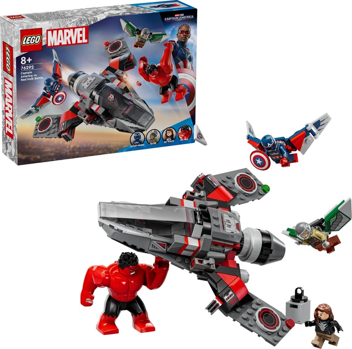 Immagine prodotto LEGO Showdown zwischen Captain America und Red Hulk (76292, LEGO Marvel)