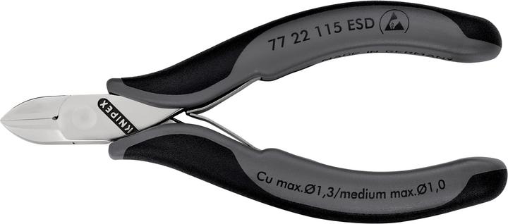 Produktbild Knipex Elektronik-Seitenschneider ESD (115 mm)
