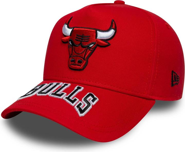 Actual product image New Era A-Frame Trucker Cap - Visor Chicago Bulls
