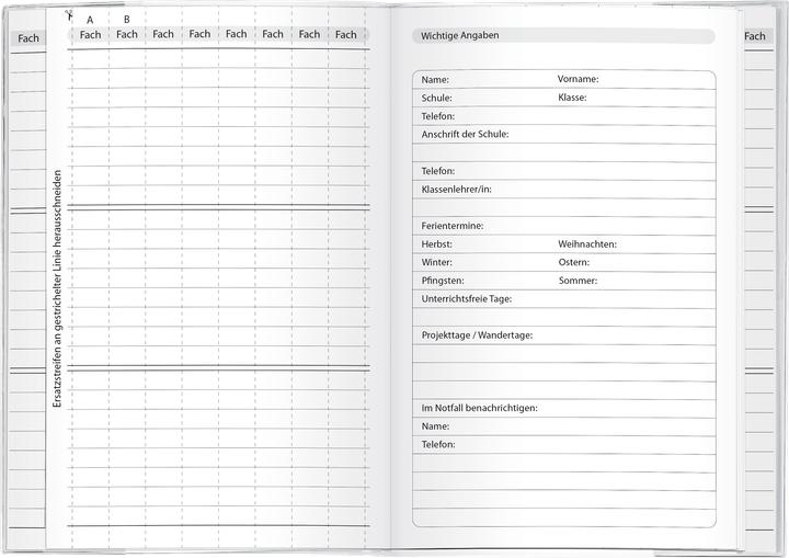 Produktbild Herlitz Aufgabenheft A5 48 Blatt für coole Köpfe, Motiv New Batik Fearless (A5, Liniert, Harter Einband)