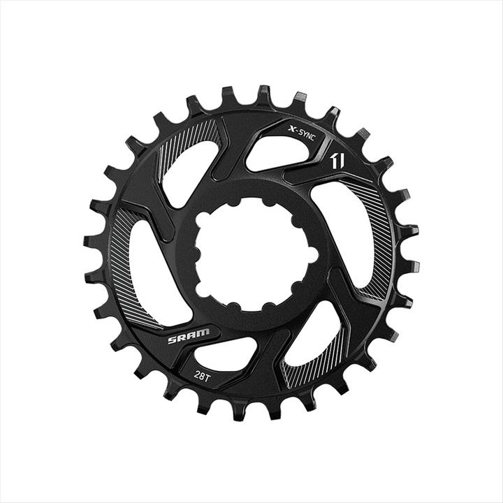 Actual product image Sram Chain Ring X-Sync 28T Direct Mount 6 Degree Offset Alum 11 s (28)
