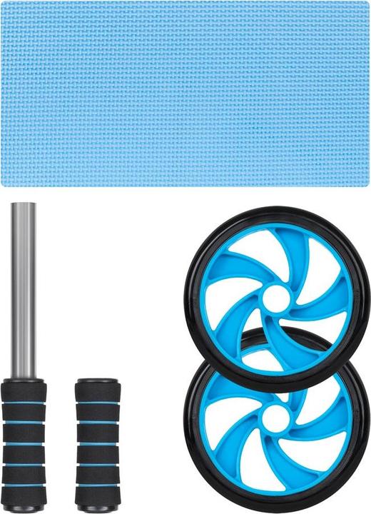 Produktbild Rebel Active Kółko Podwójne Roller Do ćwiczeń Mięśni Brzucha Ab Wheel Ab-2 Rba-3061