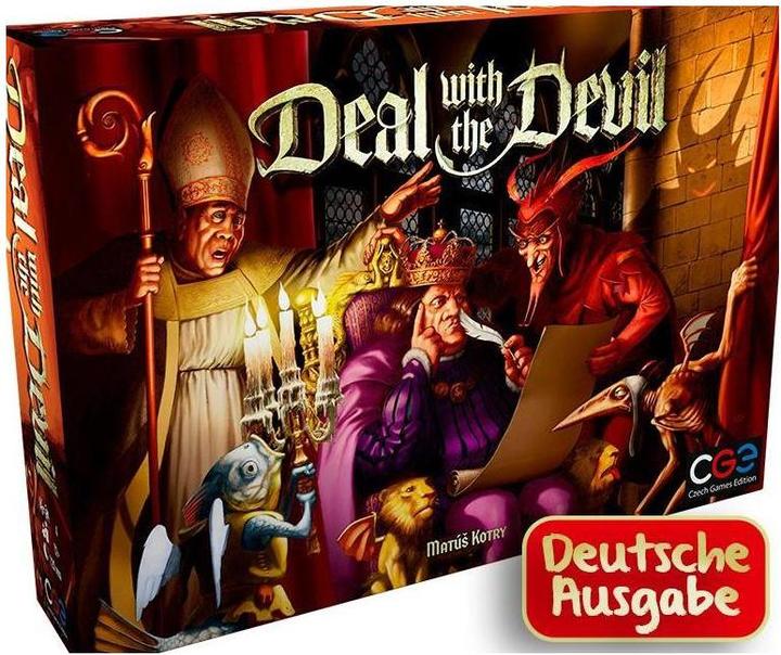 Actual product image Czech games edition Deal with the Devil, board game, for 4 players, from 14 years (DE edition) (German, 4 Players)